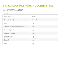 Slendier 6x Bio Konjak Pasta - Probierpaket Italien