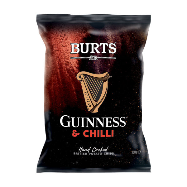 BURTS British Potato Chips Guinness Chilli 150g