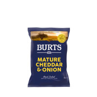 BURTS 1 Karton - British Potato Chips Mature Cheddar...
