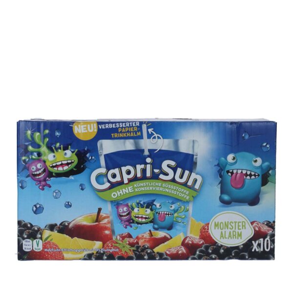 Capri Sun Monster Alarm - Kartonware - 10x 0,2L