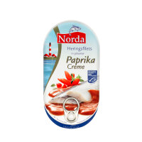Norda Heringsfilets in pikanter Paprika-Creme 200g