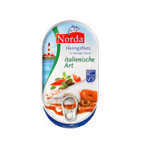 Norda Heringsfilets in würziger Sauce italienische...