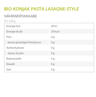 Slendier 6x Bio Konjak Pasta - Probierpaket Italia
