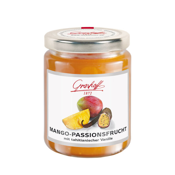 Grashoff Mango Passionsfrucht mit tahitianischer Vanille 250g