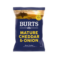 BURTS British Potato Chips Mature Cheddar & Onion 150g